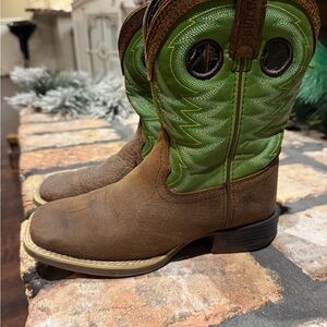Durango Kids Boots - Brown and Green